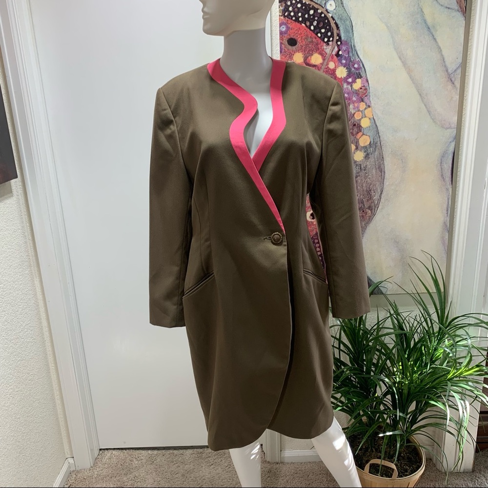 Vintage Bicci New York Coat Dress Size 12 Made In America